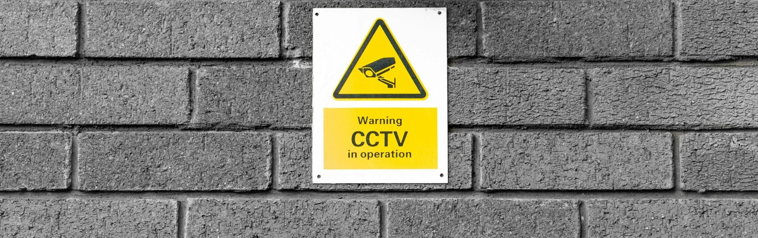 cctv sign cctv in operation